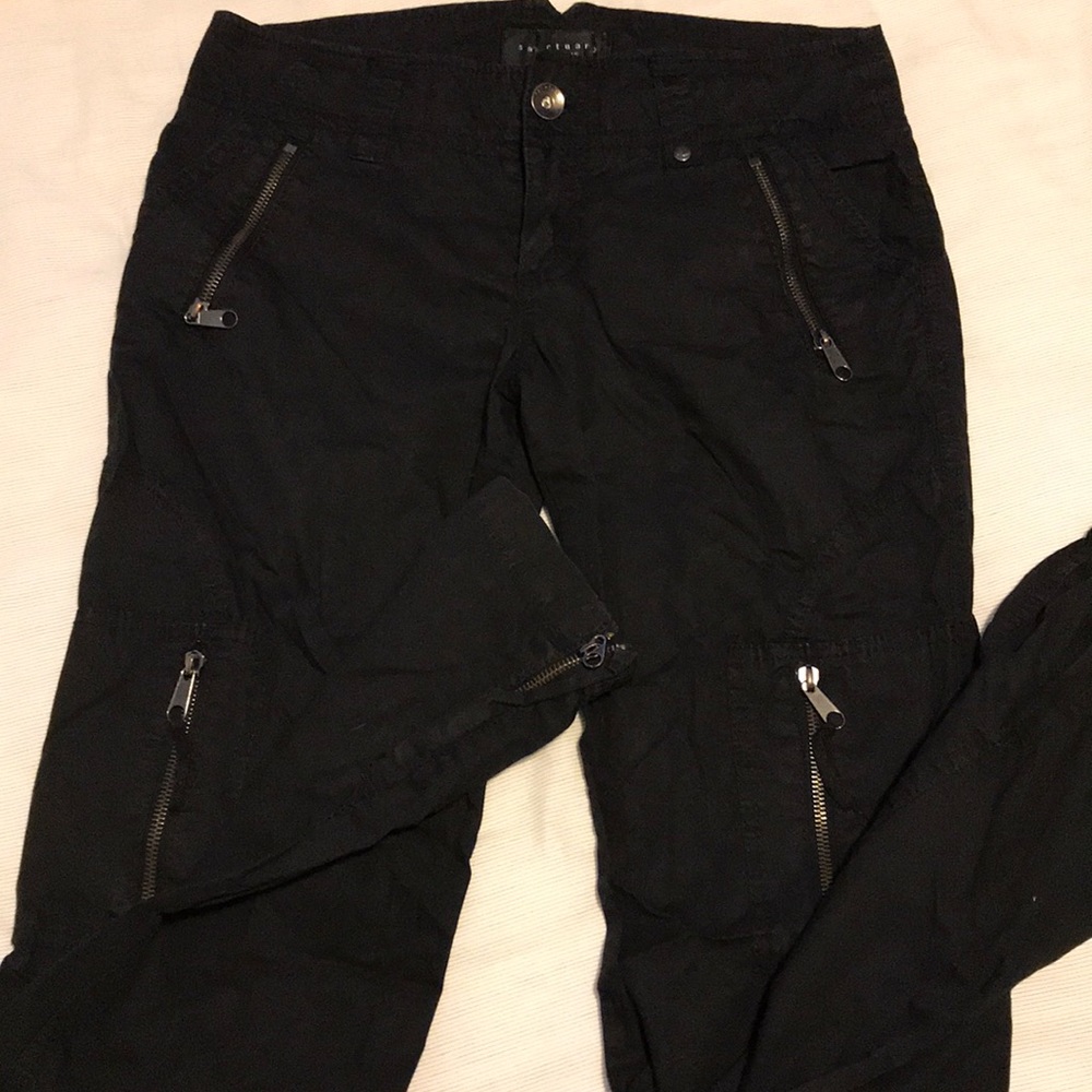 Sanctuary black zip pants